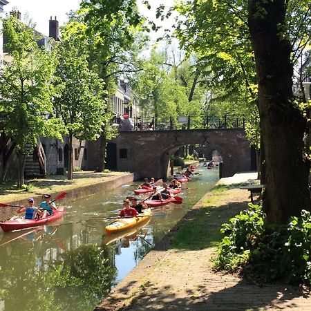 Large Historical Apartment & Canal Terrace Utrecht Ngoại thất bức ảnh