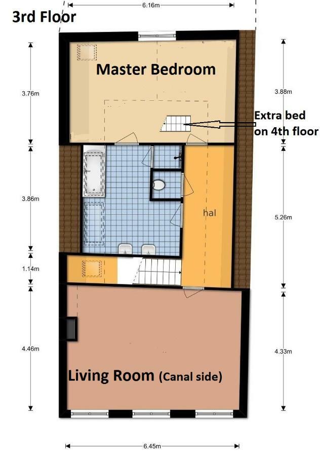 Large Historical Apartment & Canal Terrace Utrecht Ngoại thất bức ảnh