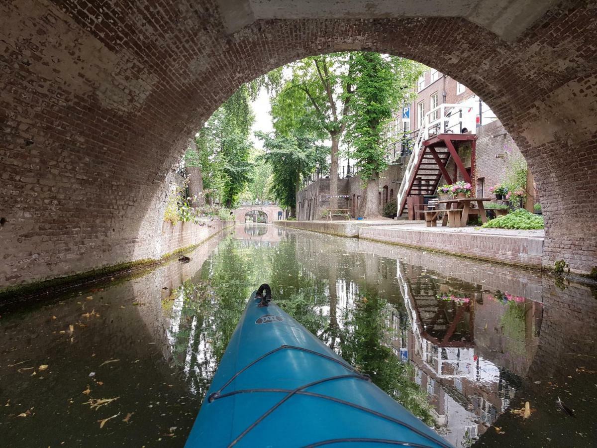 Large Historical Apartment & Canal Terrace Utrecht Ngoại thất bức ảnh