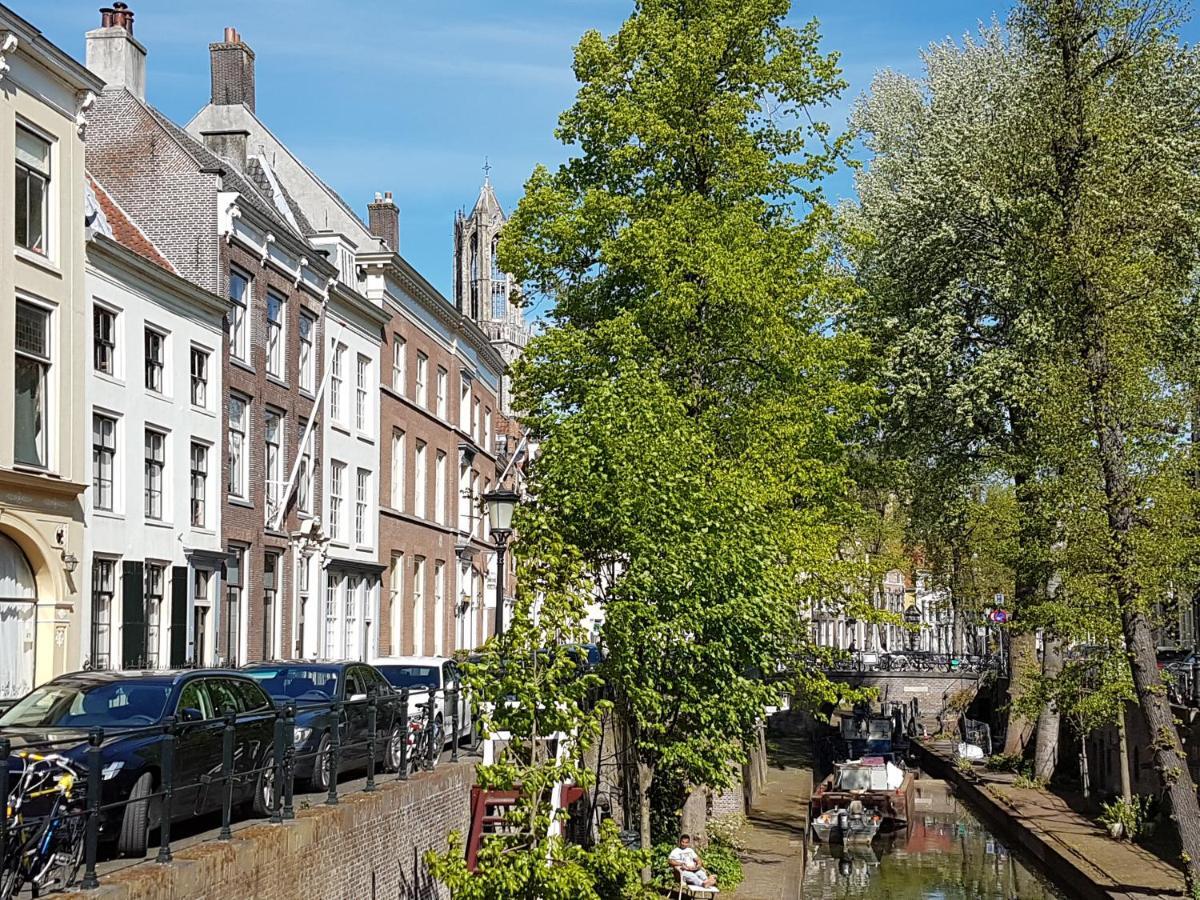 Large Historical Apartment & Canal Terrace Utrecht Ngoại thất bức ảnh